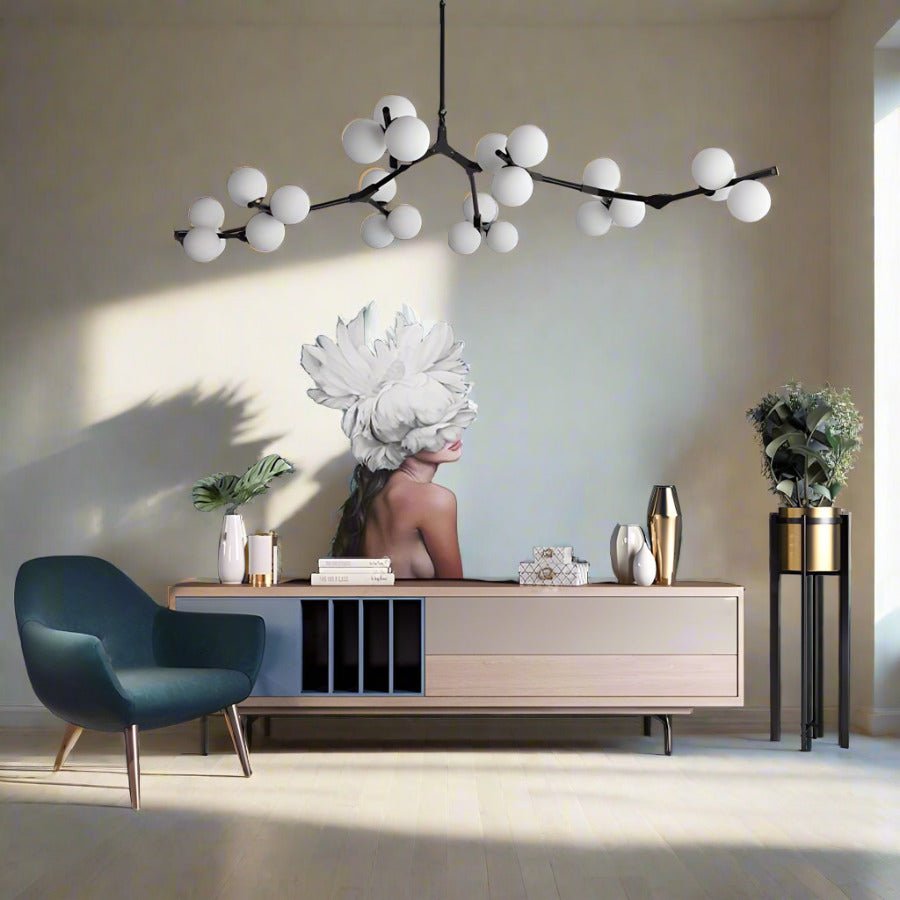 Glass Balls Chandelier - Handcrafted Beauty and Elegance-MinimalisticDecor.com