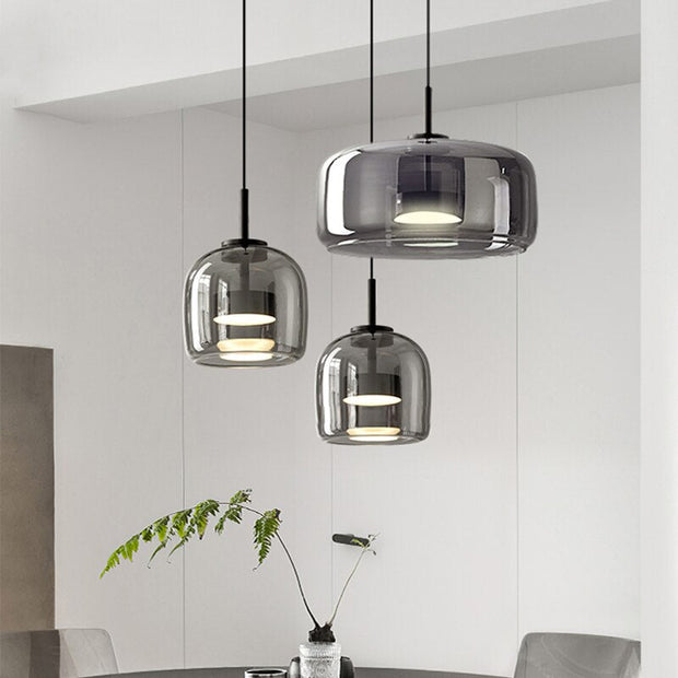Glass LED Pendant Hanging Lamp For Dining Room-MinimalisticDecor.com