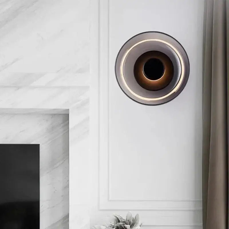 Glass LED Wall Sconce – Nordic Stained Glass Light Fixture-MinimalisticDecor.com