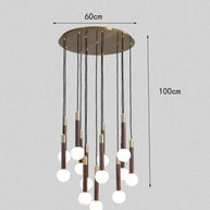 Globe Pendant Ceiling Light Hanging Loops Chandelier-MinimalisticDecor.com