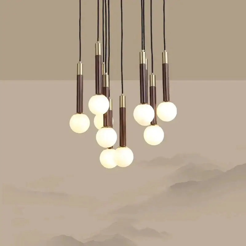 Globe Pendant Ceiling Light Hanging Loops Chandelier-MinimalisticDecor.com