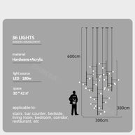 Globe Stems Chandelier: Exquisite Lighting Fixture-MinimalisticDecor.com