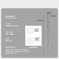 Globe Stems Chandelier: Exquisite Lighting Fixture-MinimalisticDecor.com