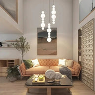 Globes Pendant Loops Staircase Chandelier Lighting-MinimalisticDecor.com