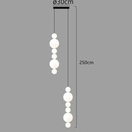 Globes Pendant Loops Staircase Chandelier Lighting-MinimalisticDecor.com