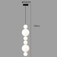 Globes Pendant Loops Staircase Chandelier Lighting-MinimalisticDecor.com