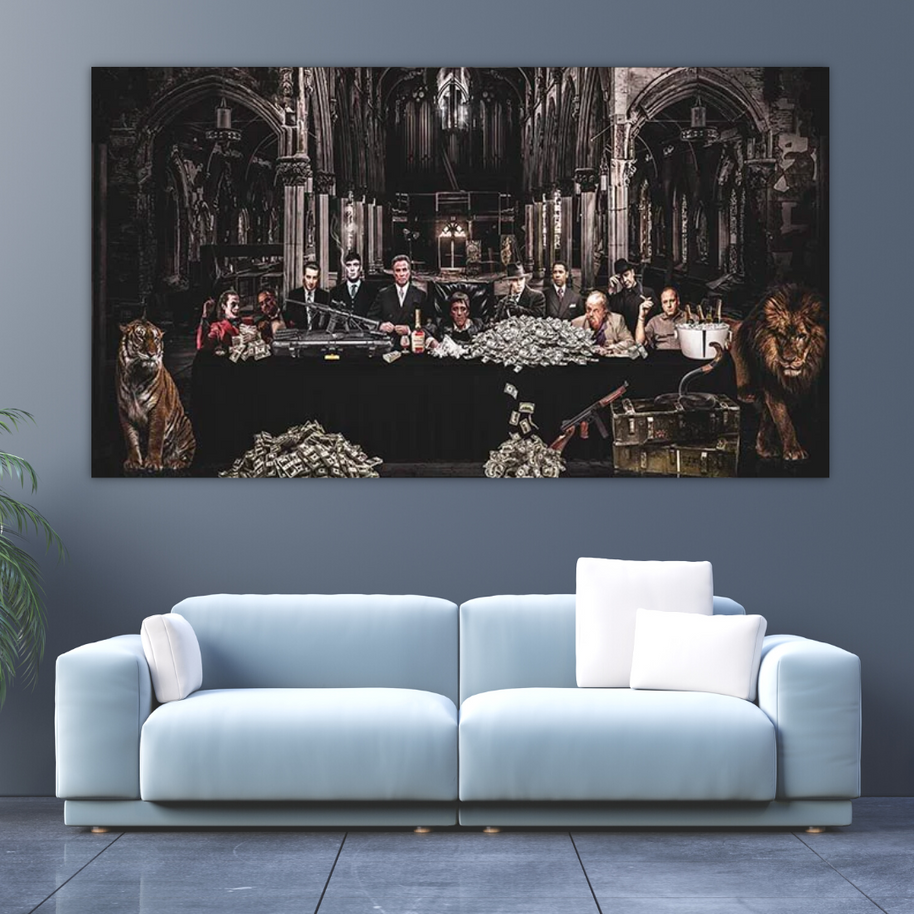 Godfather Scarface Joker Legends Wall Art - Masterpieces-MinimalisticDecor.com