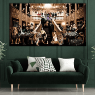 Godfather Scarface Legends Wall Art: Indulge in Crime Art-MinimalisticDecor.com