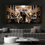 Godfather Scarface Legends Wall Art: Indulge in Crime Art-MinimalisticDecor.com