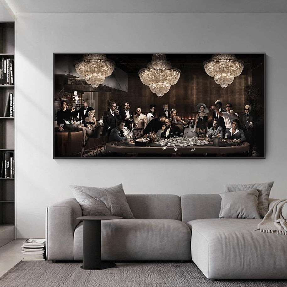 Godfather Scarface Legends Wall Art: Unmatched Decor-MinimalisticDecor.com