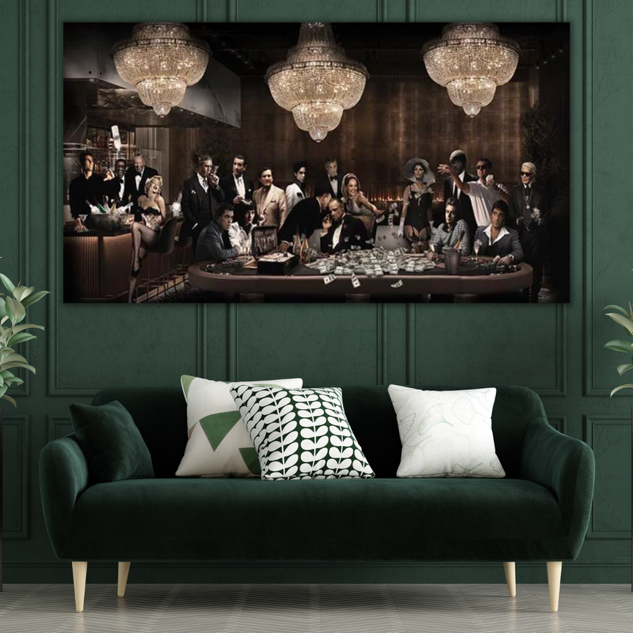 Godfather Scarface Legends Wall Art: Unmatched Decor-MinimalisticDecor.com