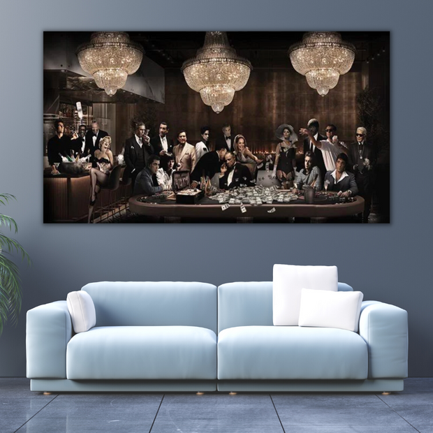 Godfather Scarface Legends Wall Art: Unmatched Decor-MinimalisticDecor.com