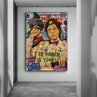 Godfather Smokes Canvas Print for Modern Pop Art Home Decor-MinimalisticDecor.com