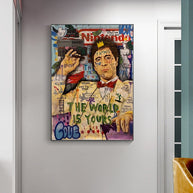 Godfather Smokes Canvas Print for Modern Pop Art Home Decor-MinimalisticDecor.com