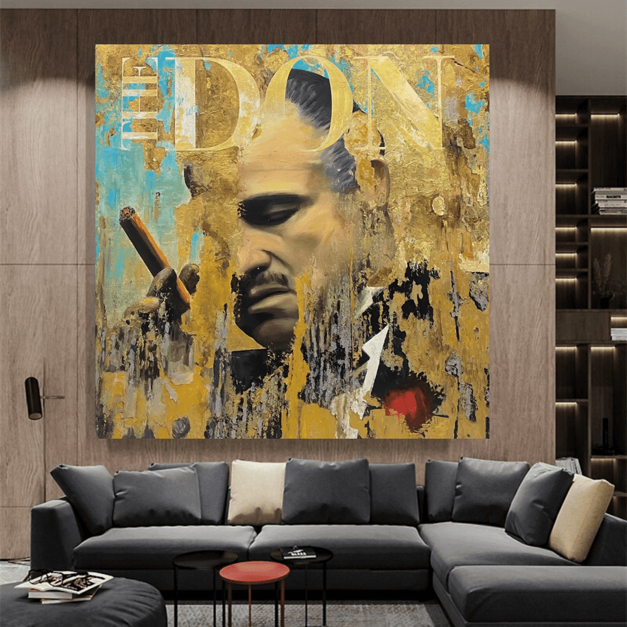 Godfather The Don Canvas Wall Art-MinimalisticDecor.com