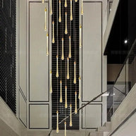 Gold Water Drop Crystal Pendant LED Chandelier Lighting-MinimalisticDecor.com