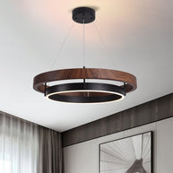 Grace LED Chandelier - Double Circular Chandelier-MinimalisticDecor.com