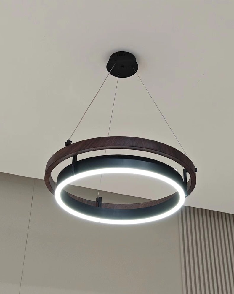Grace LED Chandelier - Double Circular Chandelier-MinimalisticDecor.com