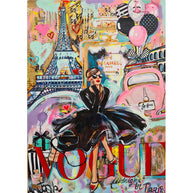 Graffiti Art Hepburn Canvas Wall Art-MinimalisticDecor.com