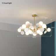 Grape Design Glass Chandelier - Unique & Elegant Lighting-MinimalisticDecor.com