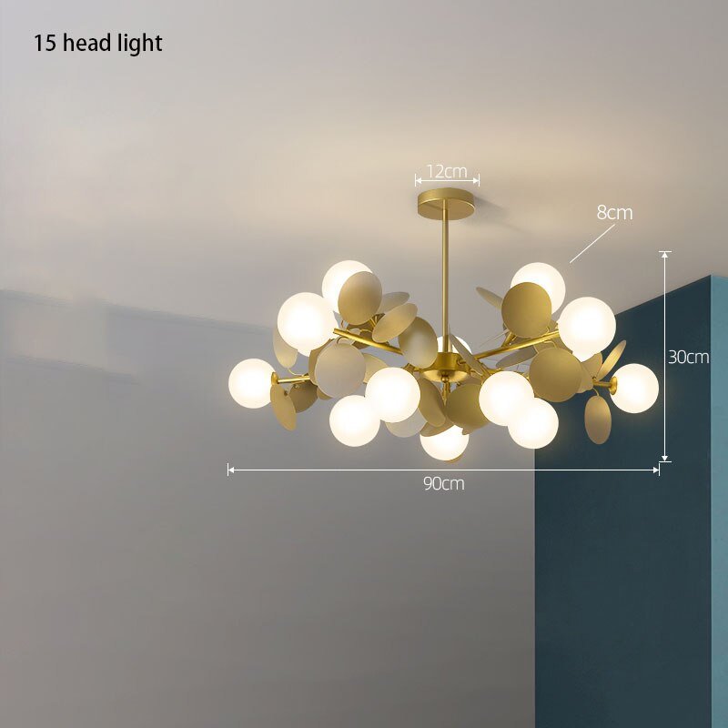 Grape Design Glass Chandelier - Unique & Elegant Lighting-MinimalisticDecor.com