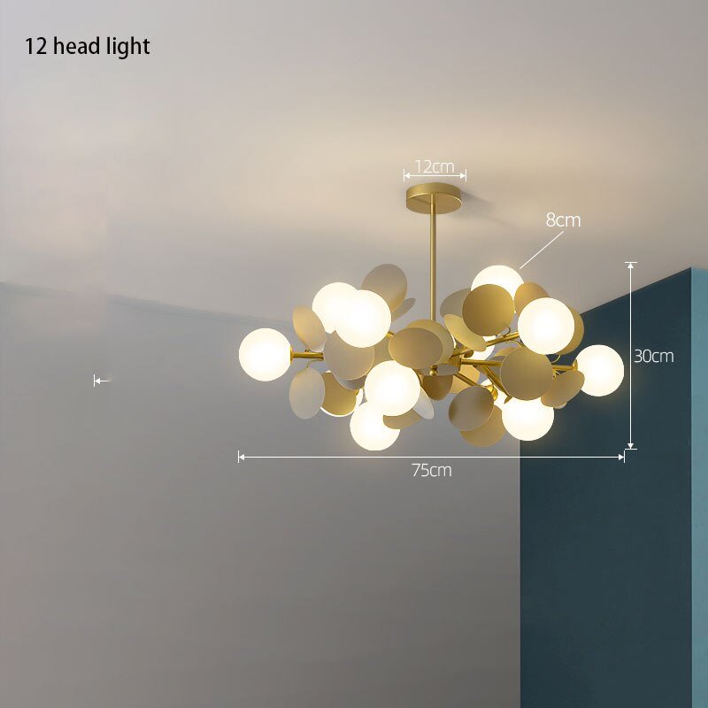 Grape Design Glass Chandelier - Unique & Elegant Lighting-MinimalisticDecor.com