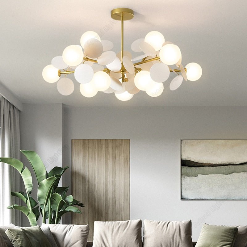 Grape Design Glass Chandelier - Unique & Elegant Lighting-MinimalisticDecor.com