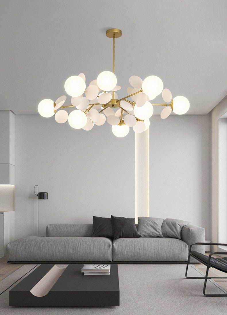 Grape Design Glass Chandelier - Unique & Elegant Lighting-MinimalisticDecor.com