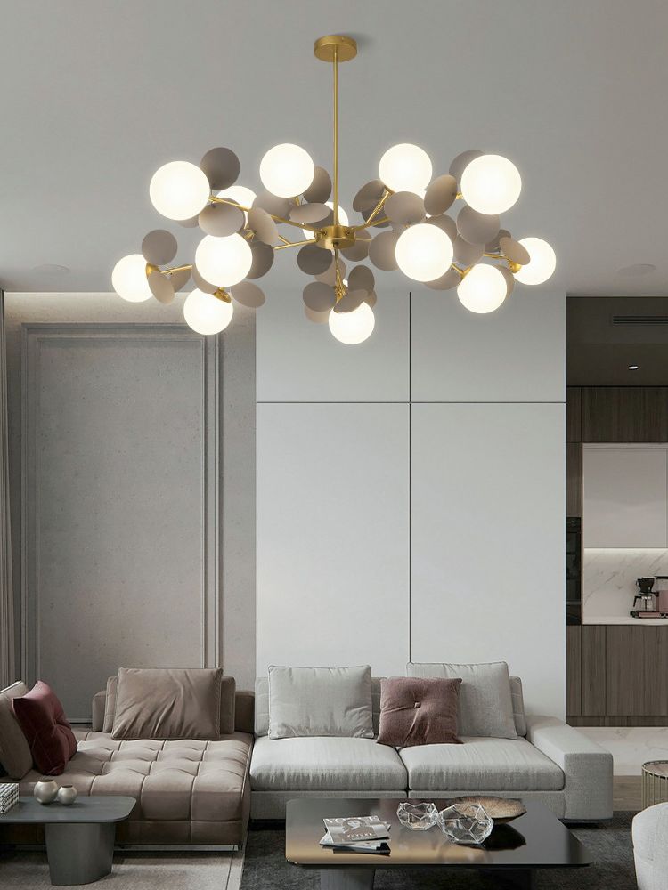 Grape Design Glass Chandelier - Unique & Elegant Lighting-MinimalisticDecor.com