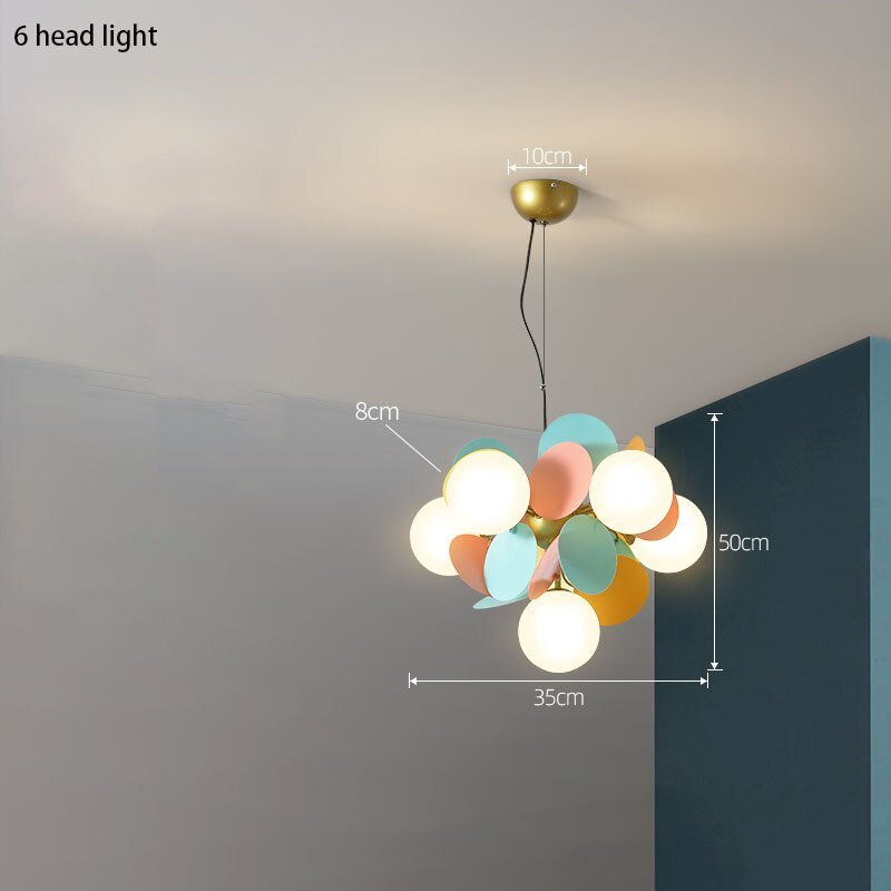 Grape Design Glass Chandelier - Unique & Elegant Lighting-MinimalisticDecor.com