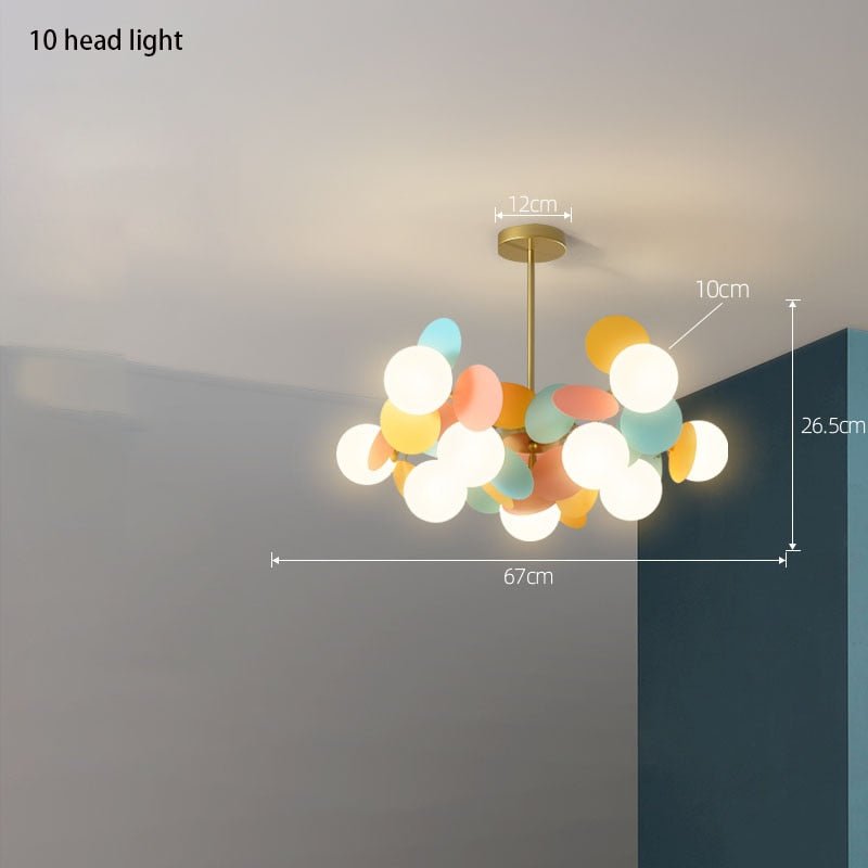 Grape Design Glass Chandelier - Unique & Elegant Lighting-MinimalisticDecor.com