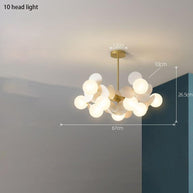 Grape Design Glass Chandelier - Unique & Elegant Lighting-MinimalisticDecor.com