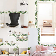 Green Plant Vine Wall Sticker – PVC Wall Decal-MinimalisticDecor