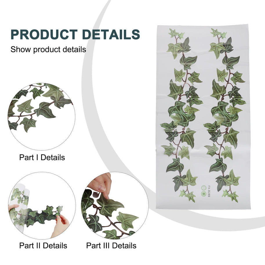 Green Plant Vine Wall Sticker – PVC Wall Decal-MinimalisticDecor
