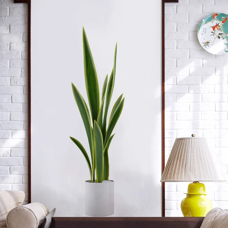 Green Plants Potted Wall Sticker – Removable PVC Wall Decal-MinimalisticDecor