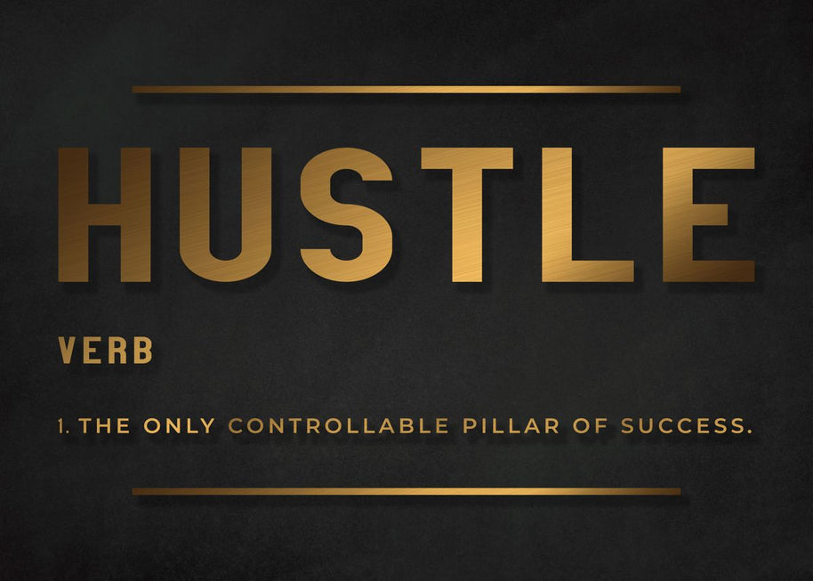 Grind Hustle Success Motivational Posters Canvas Wall Art-MinimalisticDecor.com
