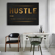 Grind Hustle Success Motivational Posters Canvas Wall Art-MinimalisticDecor.com