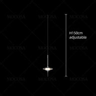 Hand Blown Crystal Glass Meteor Chandelier – Light for Hallways-MinimalisticDecor.com