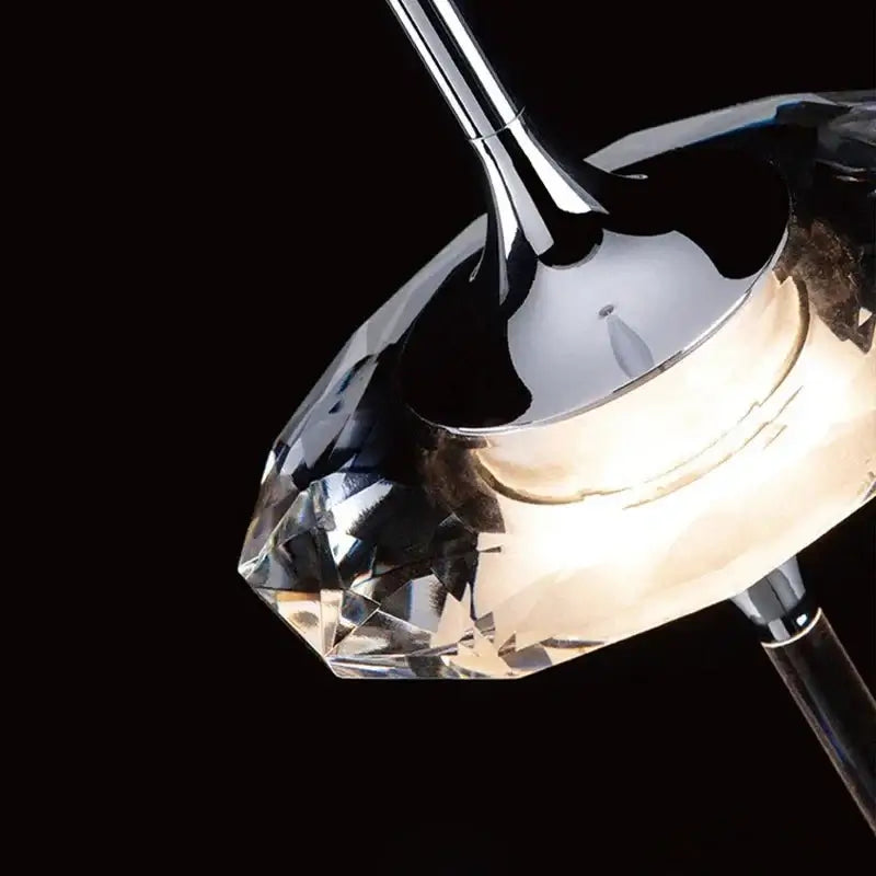 Hand Blown Crystal Glass Meteor Chandelier – Light for Hallways-MinimalisticDecor.com