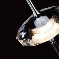 Hand Blown Crystal Glass Meteor Chandelier – Light for Hallways-MinimalisticDecor.com