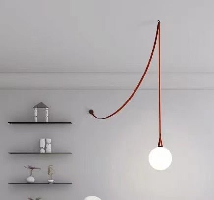 Hanging Belt Globes Chandelier – Unique Suspended Design-MinimalisticDecor.com