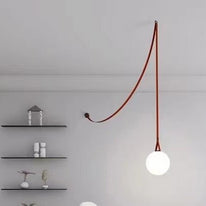 Hanging Belt Globes Chandelier – Unique Suspended Design-MinimalisticDecor.com