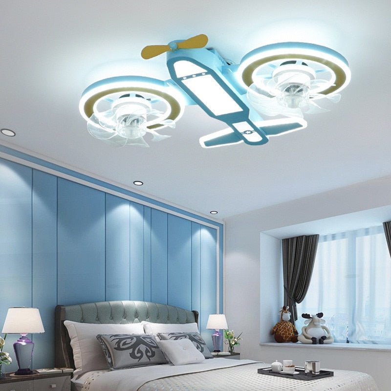 Helicopter Plane Chandelier Light - Unique Aviation Design-MinimalisticDecor.com