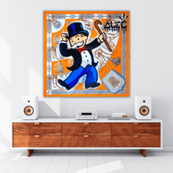 Hermes Collection: Alec Monopoly Wall Art-MinimalisticDecor.com