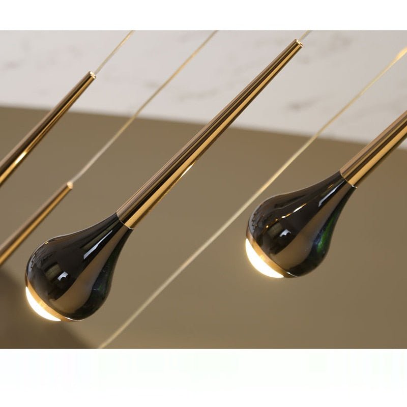 Hollow High Chandelier Light – Modern Aluminum LED Pendant for Stylish Interiors-MinimalisticDecor.com