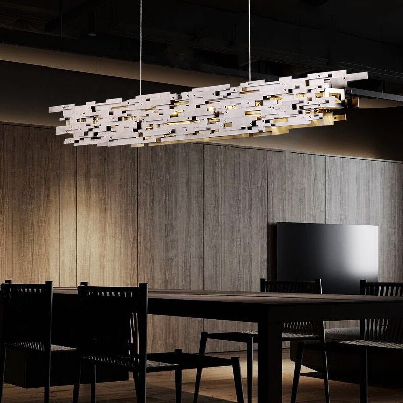 Honeycomb Chandelier - Elegant Lighting Fixture-MinimalisticDecor.com