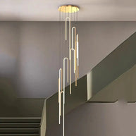 Hooked Bars Linear Staircase Chandelier Lighting-MinimalisticDecor.com