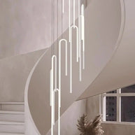 Hooked Bars Linear Staircase Chandelier Lighting-MinimalisticDecor.com