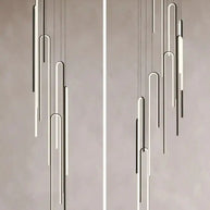 Hooked Bars Linear Staircase Chandelier Lighting-MinimalisticDecor.com