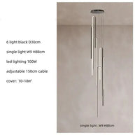 Hooked Bars Linear Staircase Chandelier Lighting-MinimalisticDecor.com